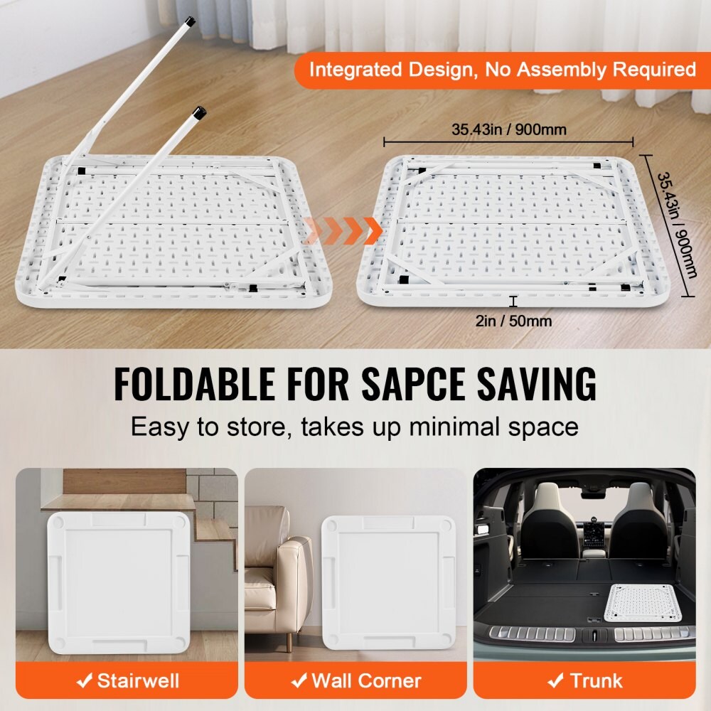 Mahjong Table, 4 Player Folding Domino Table with Green Tabletop