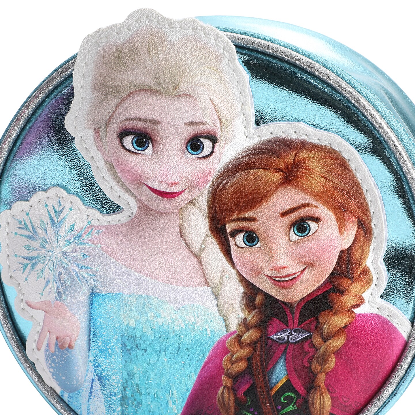 Disney Frozen Elsa & Anna Snowflake Blue 5.5" Mini Pu Handbag
