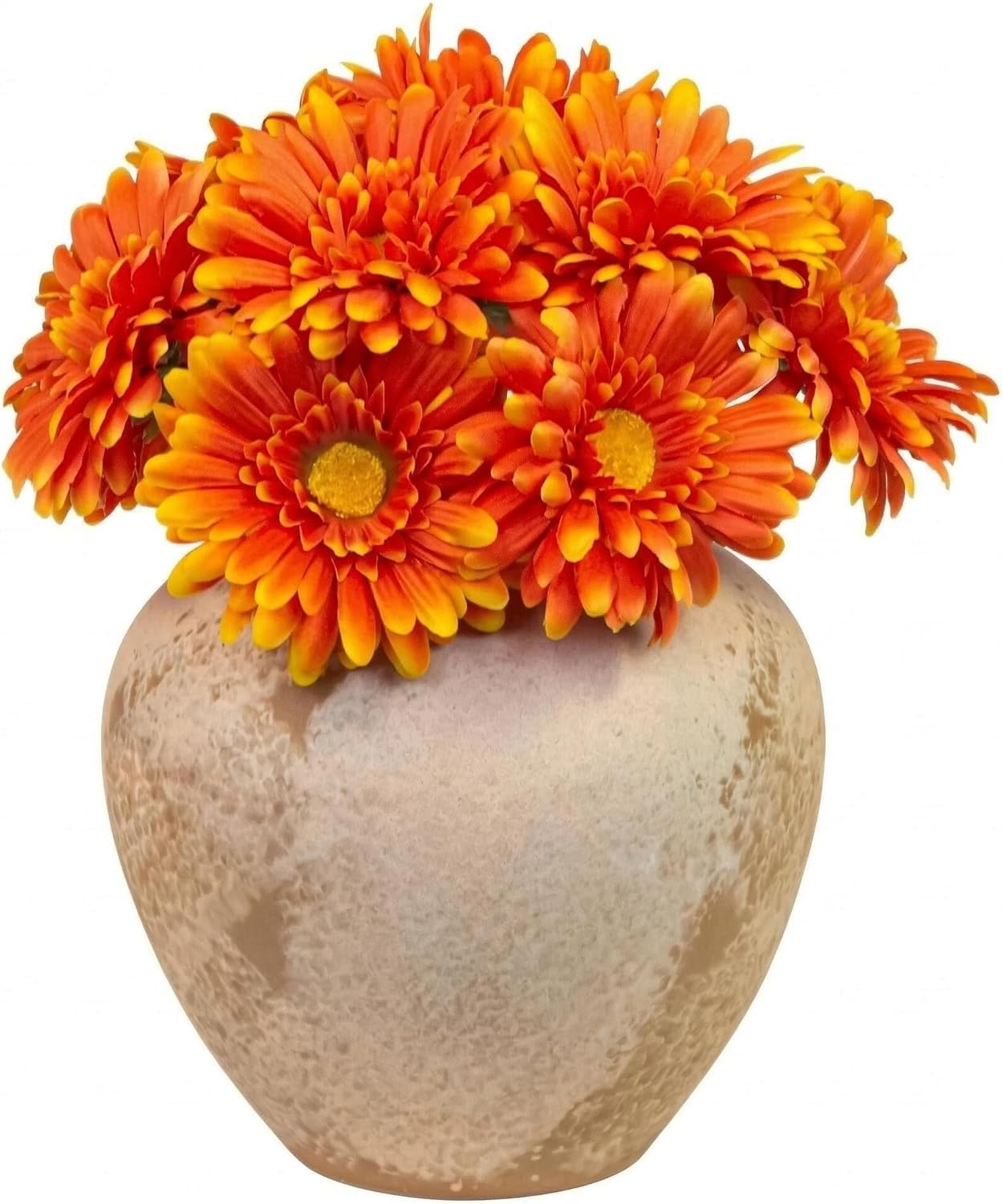 10-Piece Artificial African Gerbera Daisy Set – 10