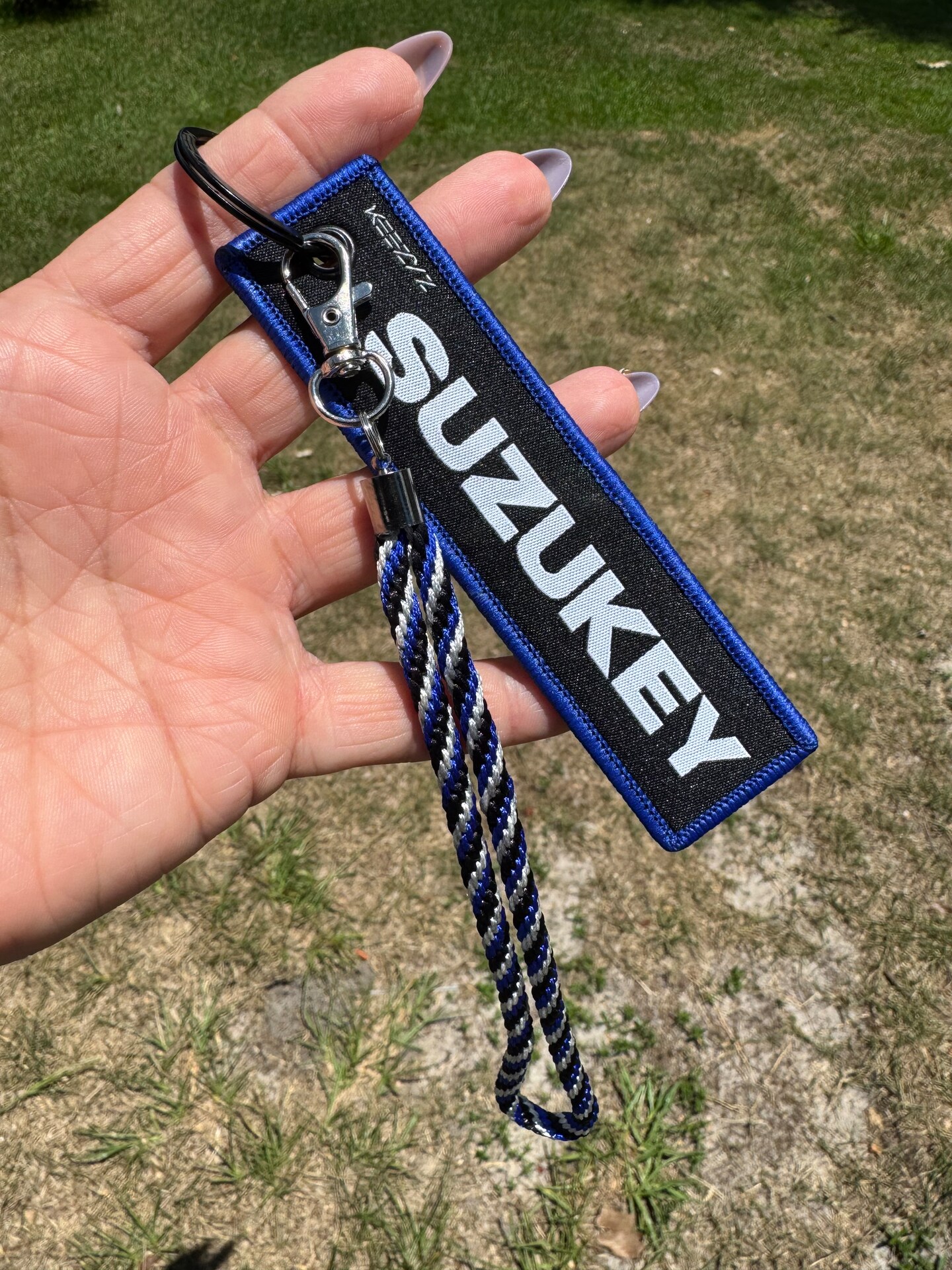 Suzuki Keychain Lanyard – Hand-Braided Kumihimo Accessory for