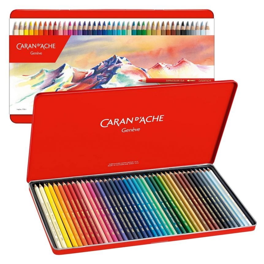 Caran D' Ache Supracolor II Watercolor Pencils Set of 40