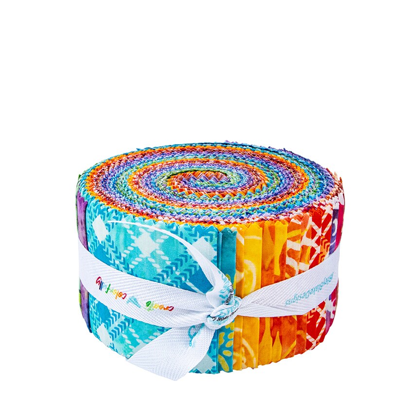 Expressions Batiks 2.5&#x22; Strip Roll (Jelly Roll / Rolie Polie) in A Touch of Celtic by Patience Griffin for Riley Blake (RP-23268-40)