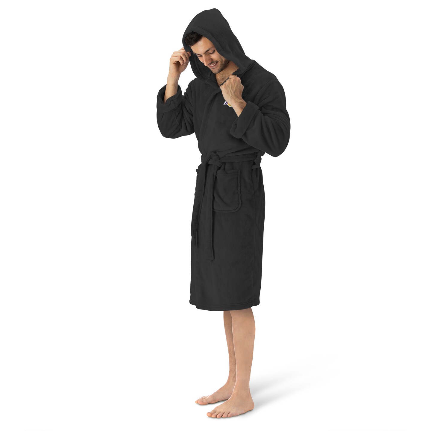 Los Angeles Lakers NBA Hooded Silk Touch Robe 26&#xD7;47 Inches