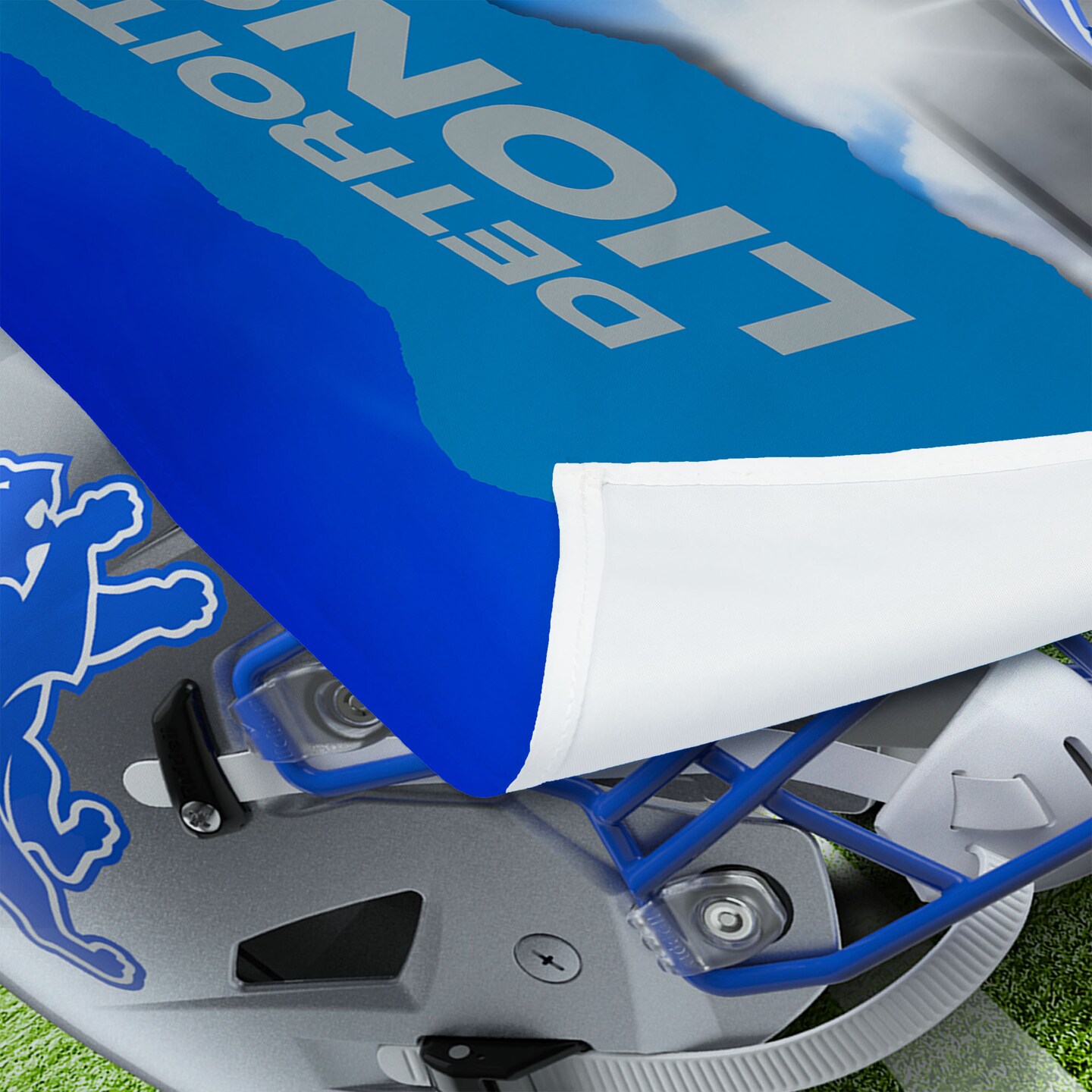 Detroit Lions NFL Midfield Wall Hanging Tapestry 40 x 57 inches