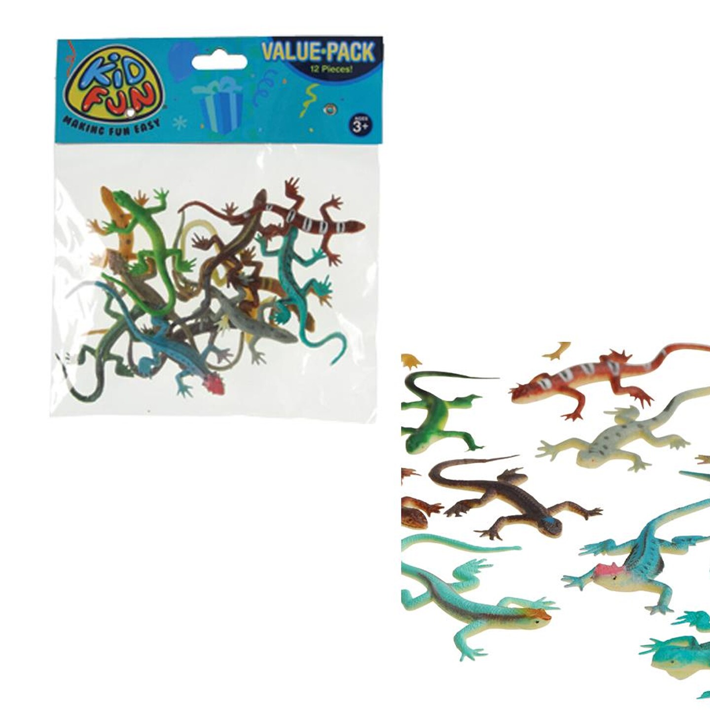 Mini Lizards Include 12 Units
