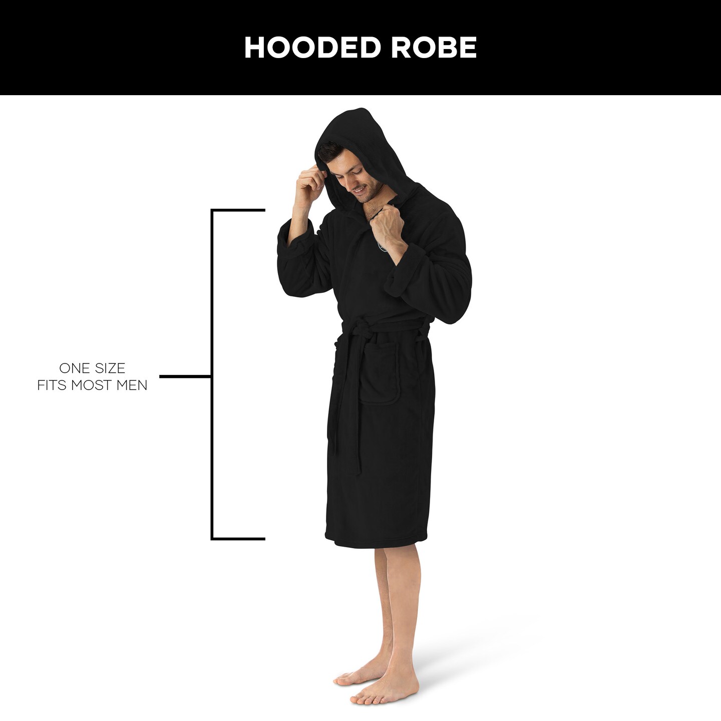 Las Vegas Raiders NFL Hooded Silk Touch Bath Robe 26×47 Inches