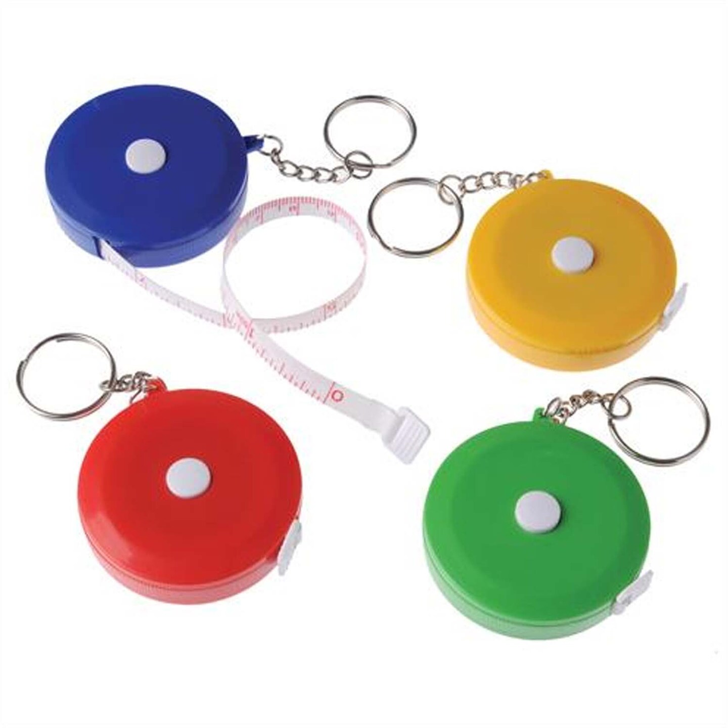 Tape Measure Keychains Include 12 Units