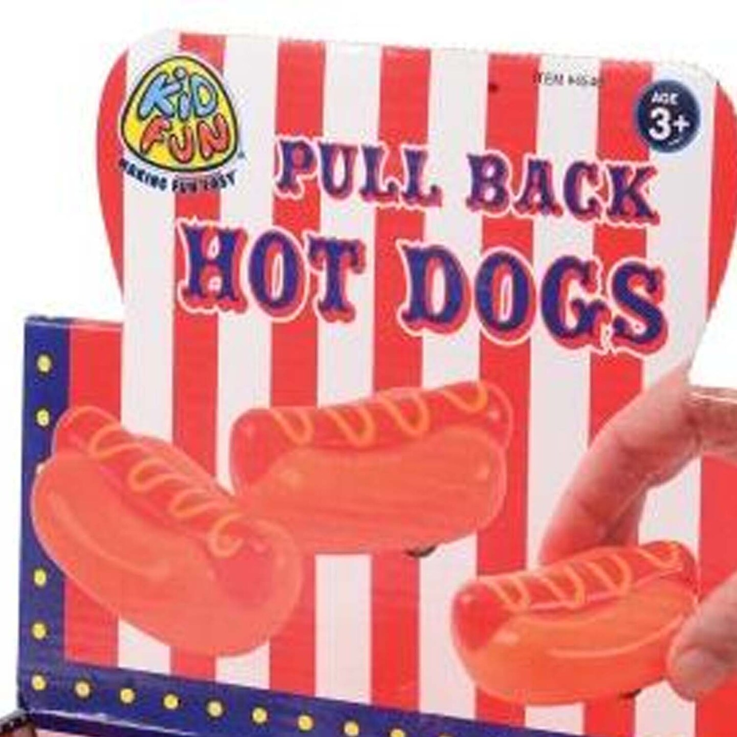 Pull Back Hotdogs Include 12 Units