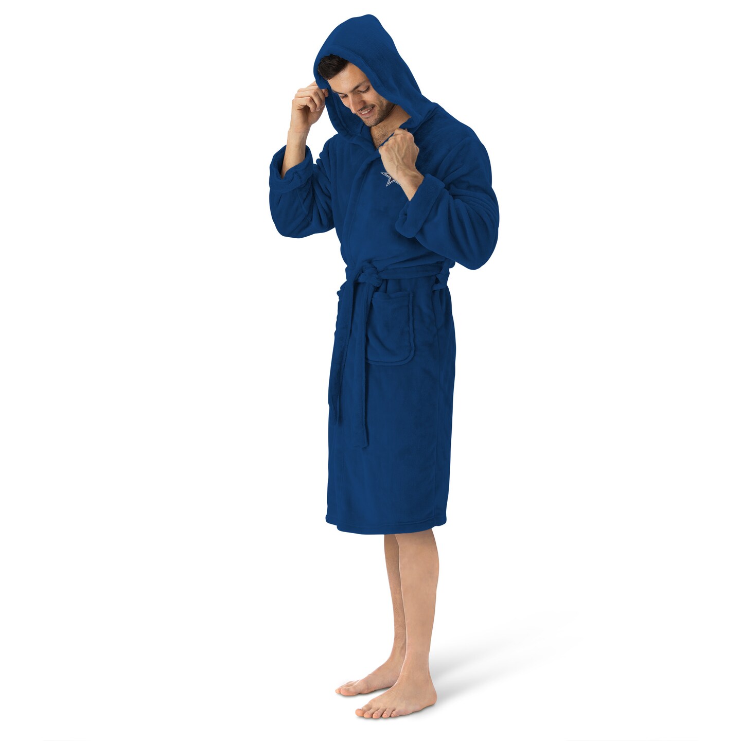 Dallas Cowboys NFL Hooded Silk Touch Bath Robe 26&#xD7;47 Inches