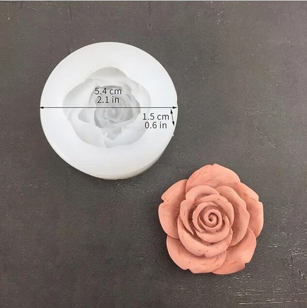 Rose Bloom Silicone Mold