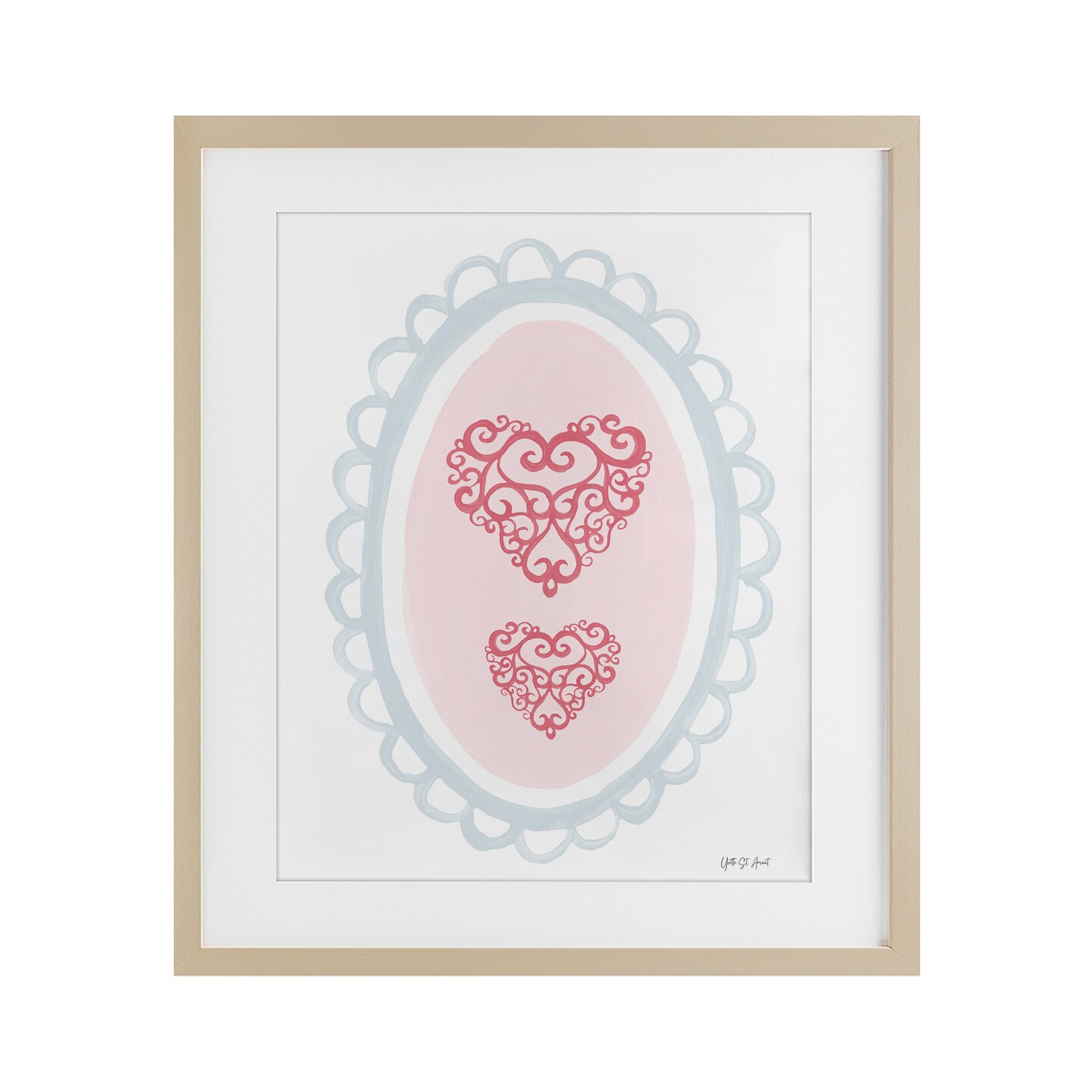 Stupell Industries Feminine Coquette Keepsake Framed Print Under Glass, design by Yvette St. Amant
