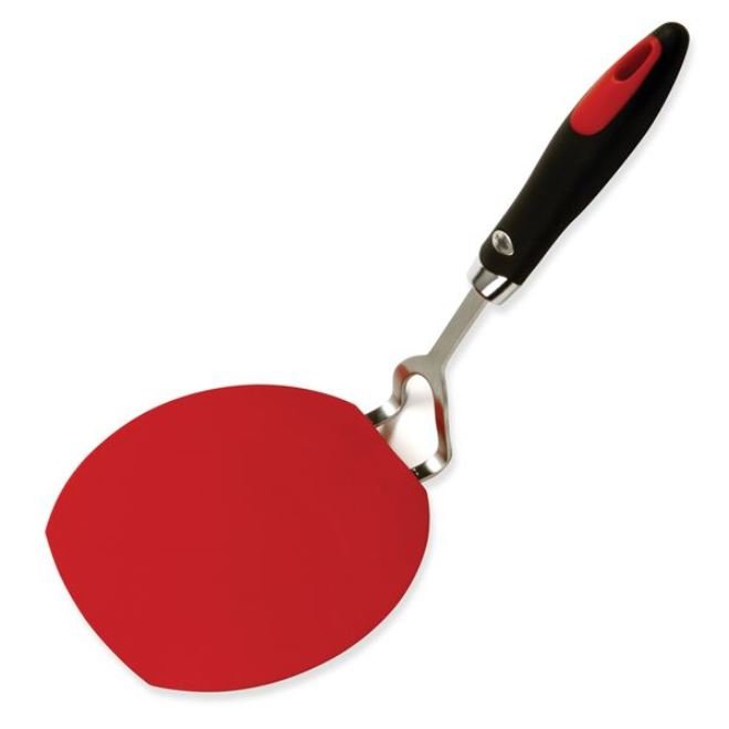 Norpro 13&#x22; Oversized Grip-EZ Stainless Steel / Nylon Flexible Spatula Turner