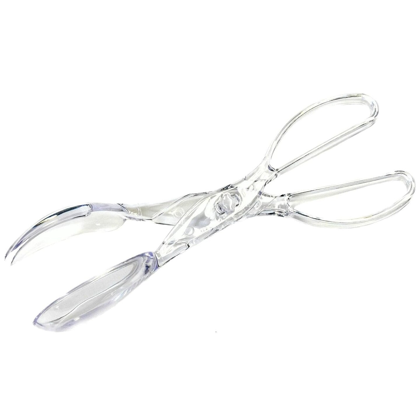 Chef Craft Heavy Duty Plastic Scissor Design Salad Serving Tongs