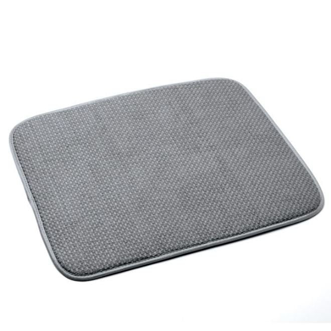 Norpro Washable Microfiber Dish Drainer Glass Drying Mat Pad