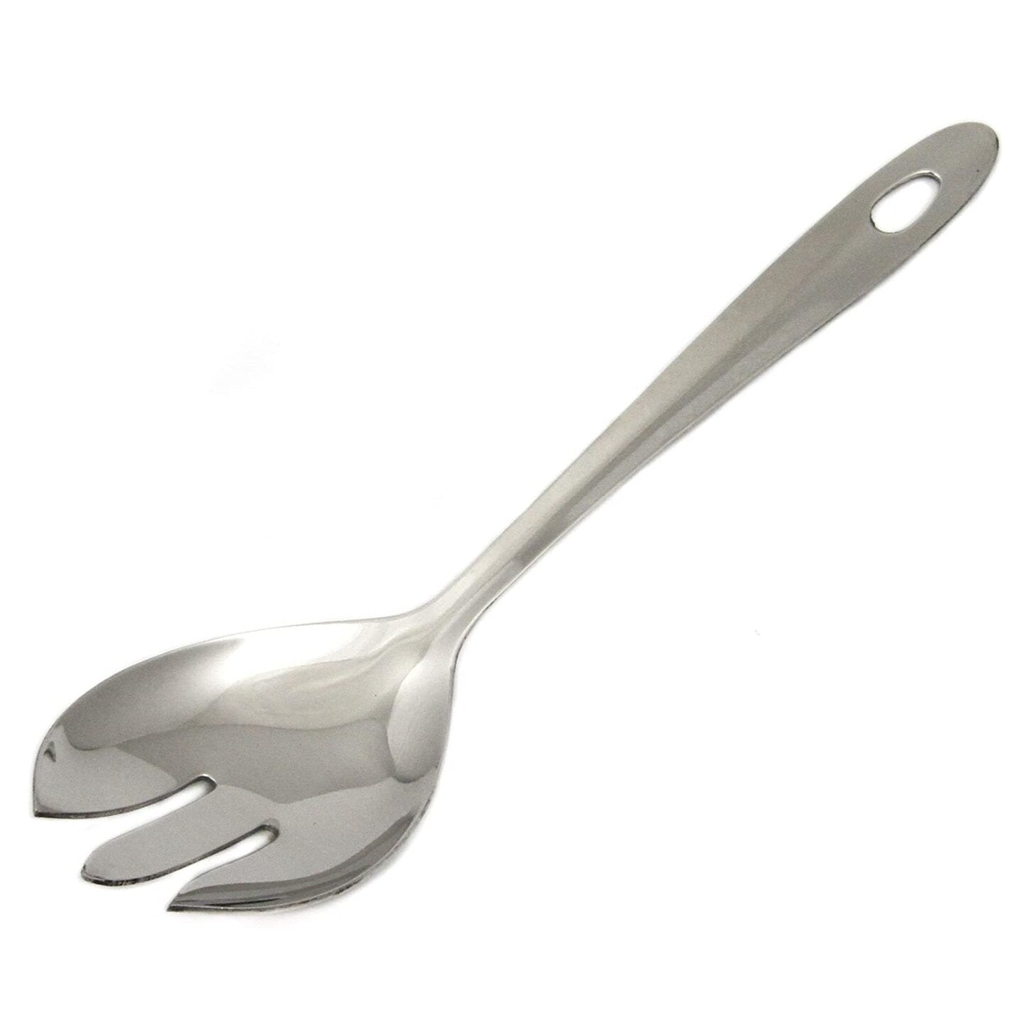 Chef Craft 9.5&#x22; Stainless Steel Salad Server Spoon with Sleek Mirror Finish