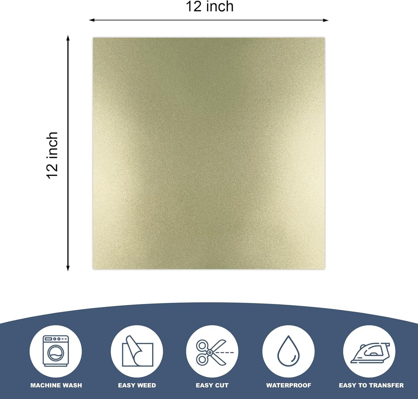 HTV Heat Transfer Vinyl, 30Pcs 12" x 12" PU Vinyl Bundle- 27 Colours