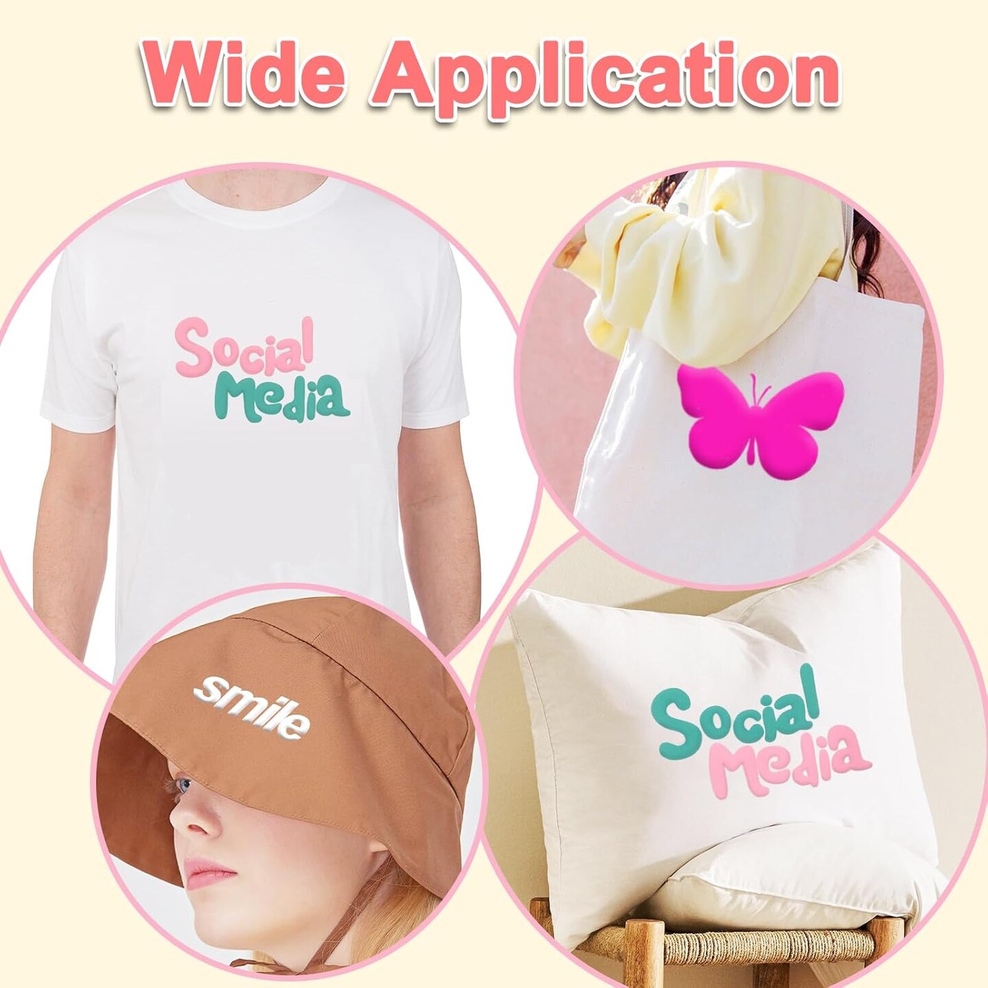 12Pcs -Puff Vinyl Heat Transfer 12x10Inch, Puff Vinyl Heat Transfer for Tshirts