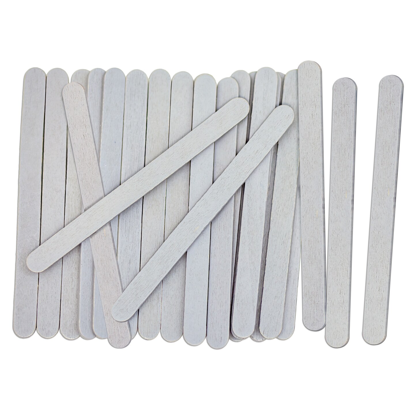 CraftySticks Colored Wood Craft Sticks 4.5 Inch, Red Orange Yellow Green Blue Purple White Black Pink Brown Popsicle Sticks