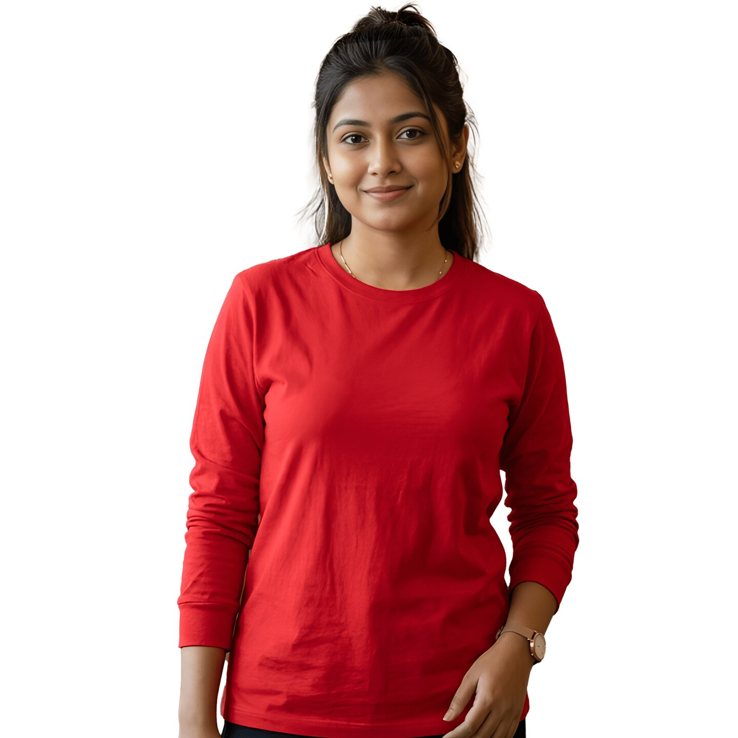 BELLA+CANVAS Long Sleeve Heavy Cotton Jersey Tee for Everyday Wear, Layering & Custom Printing Unisex Crewneck Shirt