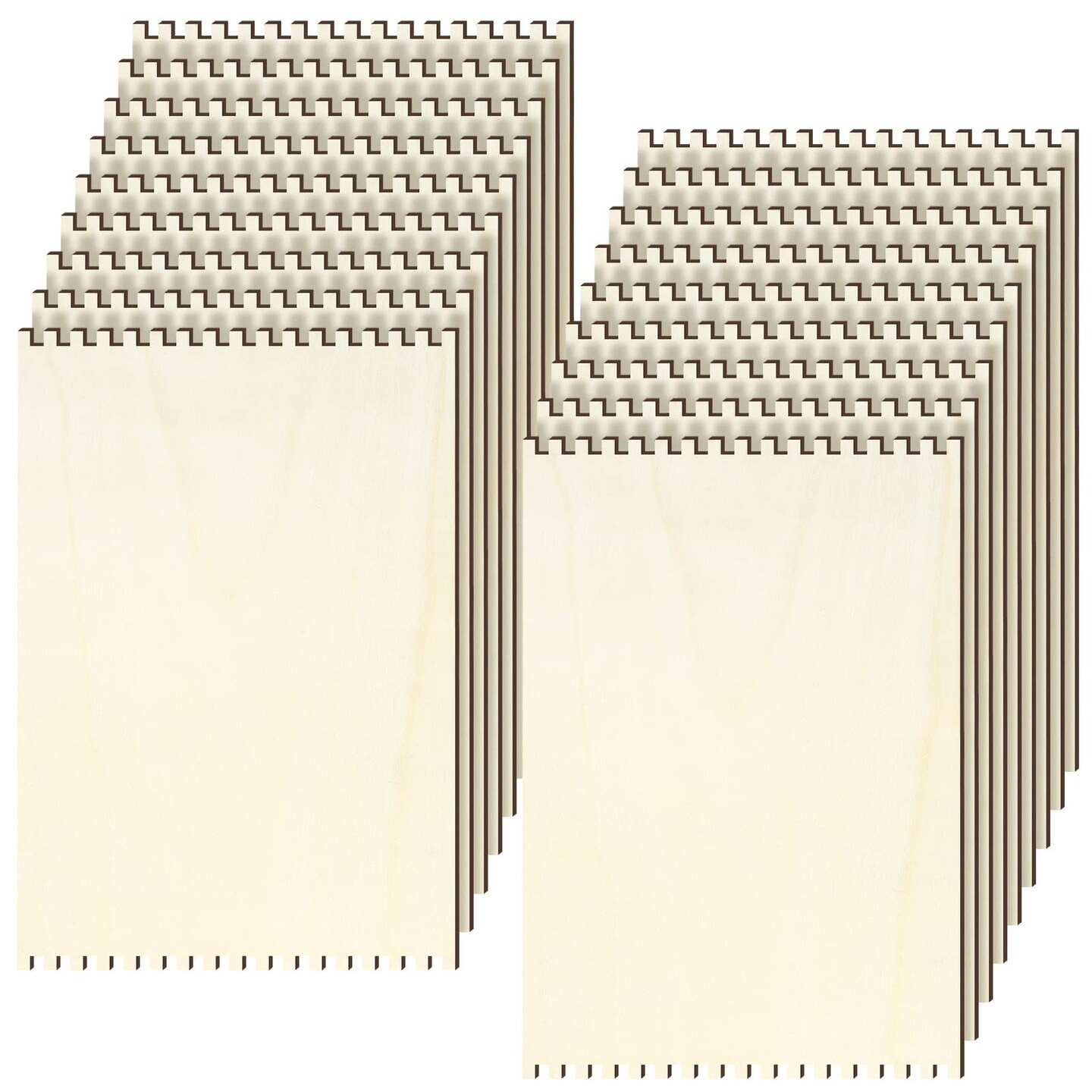 18 Pcs Beginners Wooden Loom Notched Weaving Loom Basket Weaving Tools for Kids Adult Art Craft Activity Jewelry Motor Skills Crochet Knitting Sewing Teaching Educational, 6 x 9 in