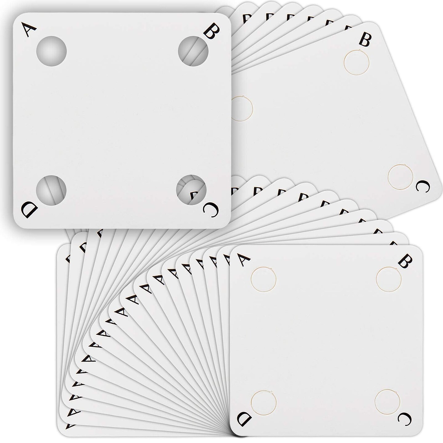50 Pieces Weaving Cards Tablet Weaving Card Paper Loom Cards for Loom or Inkle Loom Supplies
