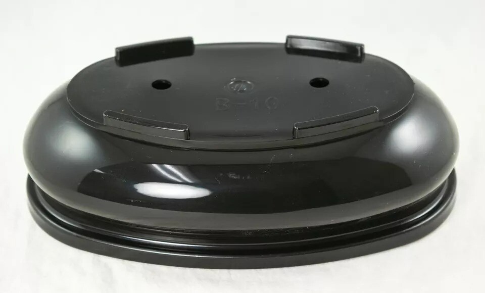 Oval Plastic Heavy Duty Bonsai, Succulent Pot 9"x 5"x 2.75" - Black w/ Mesh