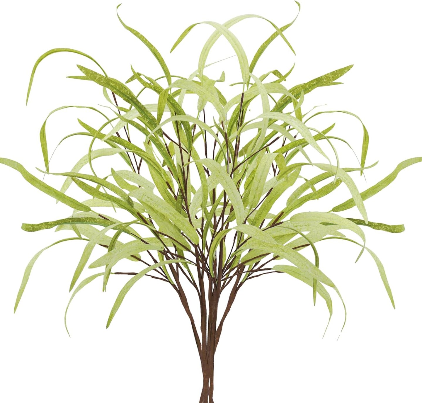6pcs Artificial Greenery Stems 27.5" Artificial Spring Faux Greenery Stems Plants Fake Greenery Branches for Flower Arrangement Bouquets Floral Vase Wedding Decor 1"D x 1"W x 27.5"H