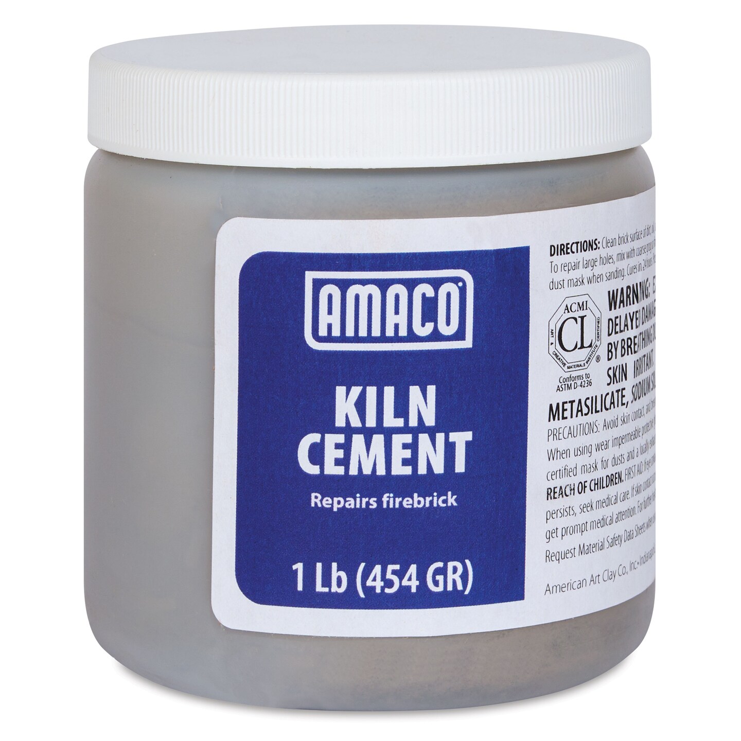 Amaco Kiln Cement - 1 lb Moist
