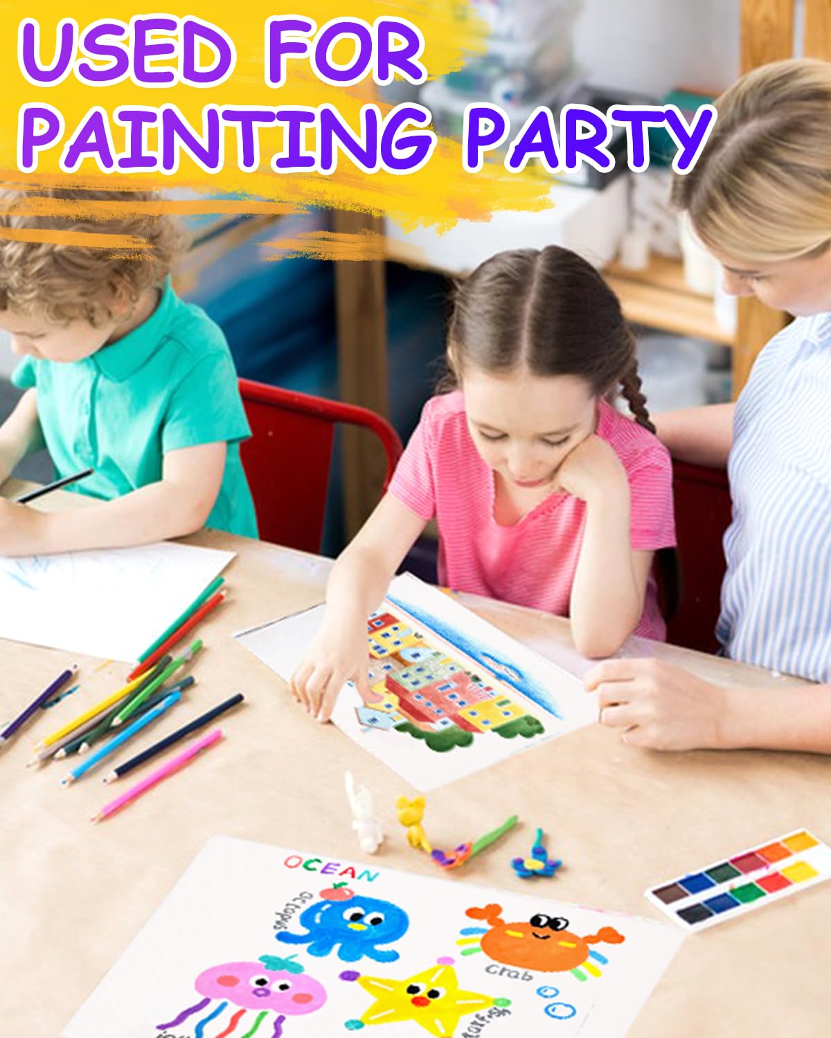 5x7 Inch Canvas Boards for Painting, 8 Pack Primed Acid-Free Blank Canvas Panels, Mini Canvas for Beginners &#x26; Artist, Small Canvases for Painting for Classroom and Painting Parties.