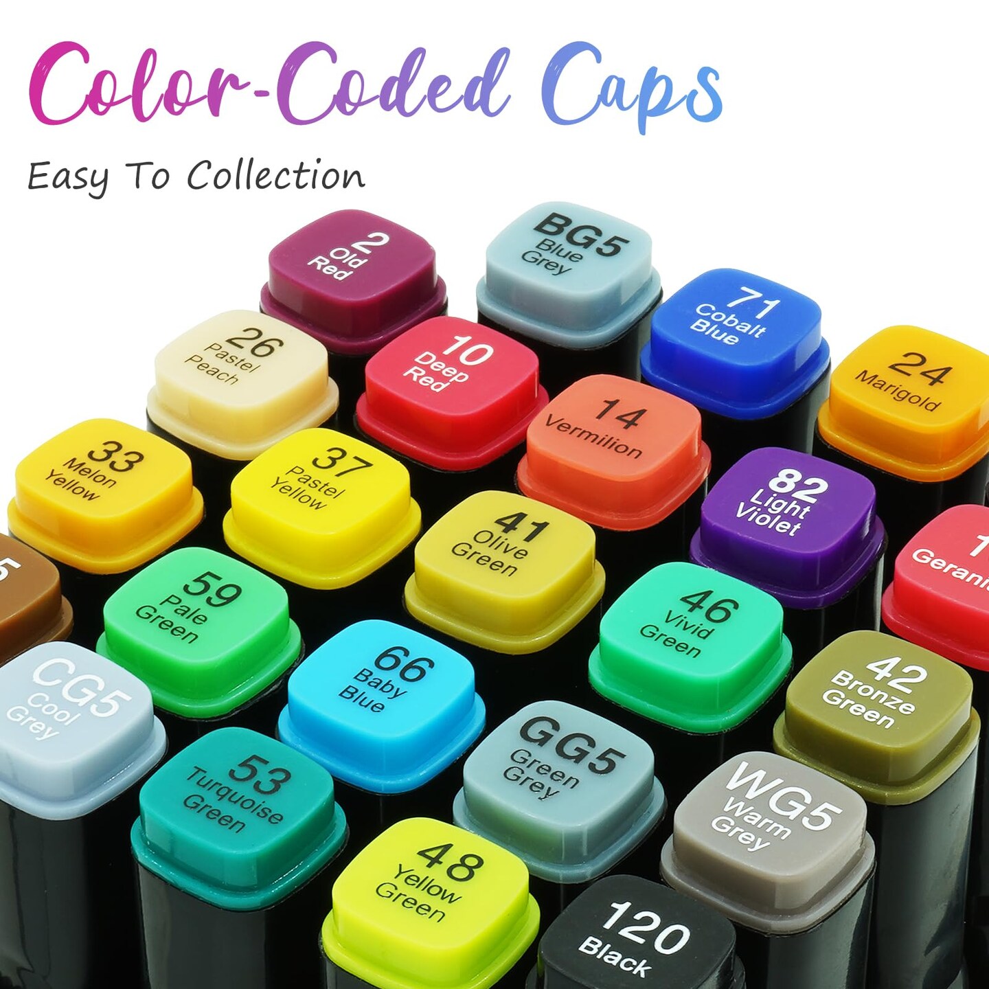 Alcohol Markers 24 Colors, Drawing Markers for Adult Coloring Books No Bleeding Dual Tip Art Markers, Coloring Marker for School Sketching Coloring Alcohol Based Markers with Base