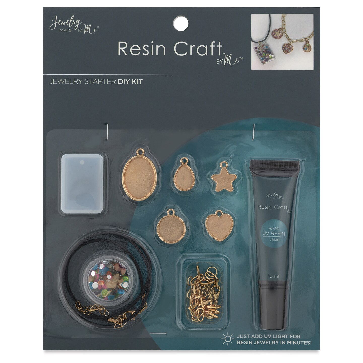 Jewelry Made By Me Resin Craft DIY Jewelry Starter Kit - Set of 11
