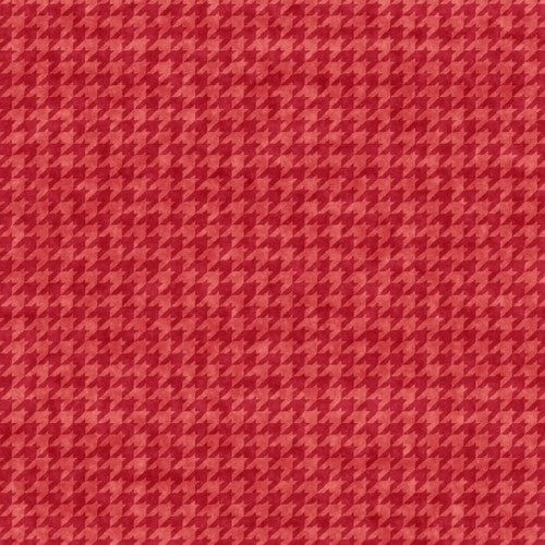 Fabric Henry Glass Rose Houndstooth Basics by the Quarter Yard 8624-22