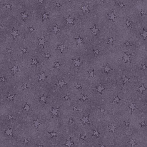 Fabric Henry Glass Muted Purple Starry Basics by the Quarter Yard 8294-97