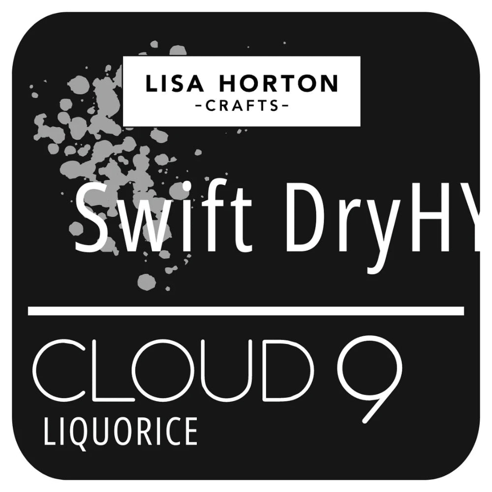 Lisa Horton Crafts Swift Dry Stamping Ink Cloud 9 - Liquorice