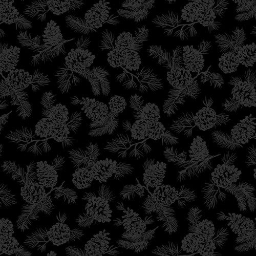Fabric Studio E Black Spruce 108" Wide Back by the Quarter Yard 7867-99