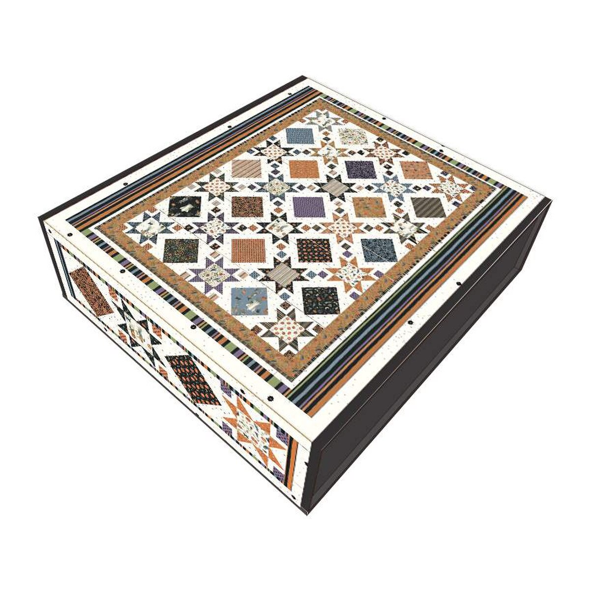 Fabric Riley Blake Stars and Windows Trick or Treat Quilt Kit KT-15960