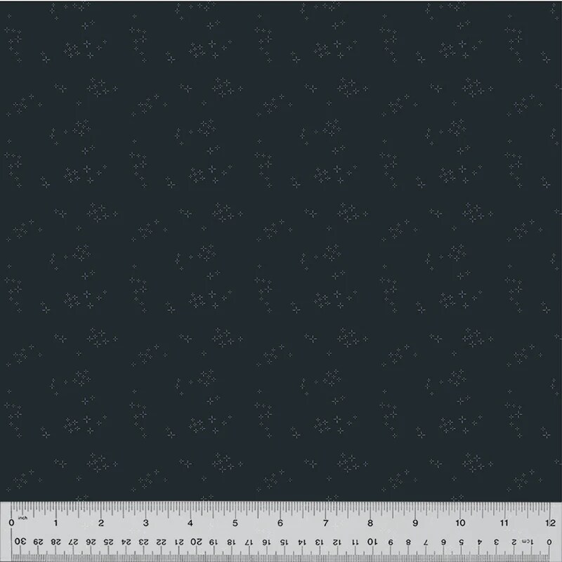 Fabric Windham Indigo Astra Nature Study 2.0 by the Quarter Yard 54686-7