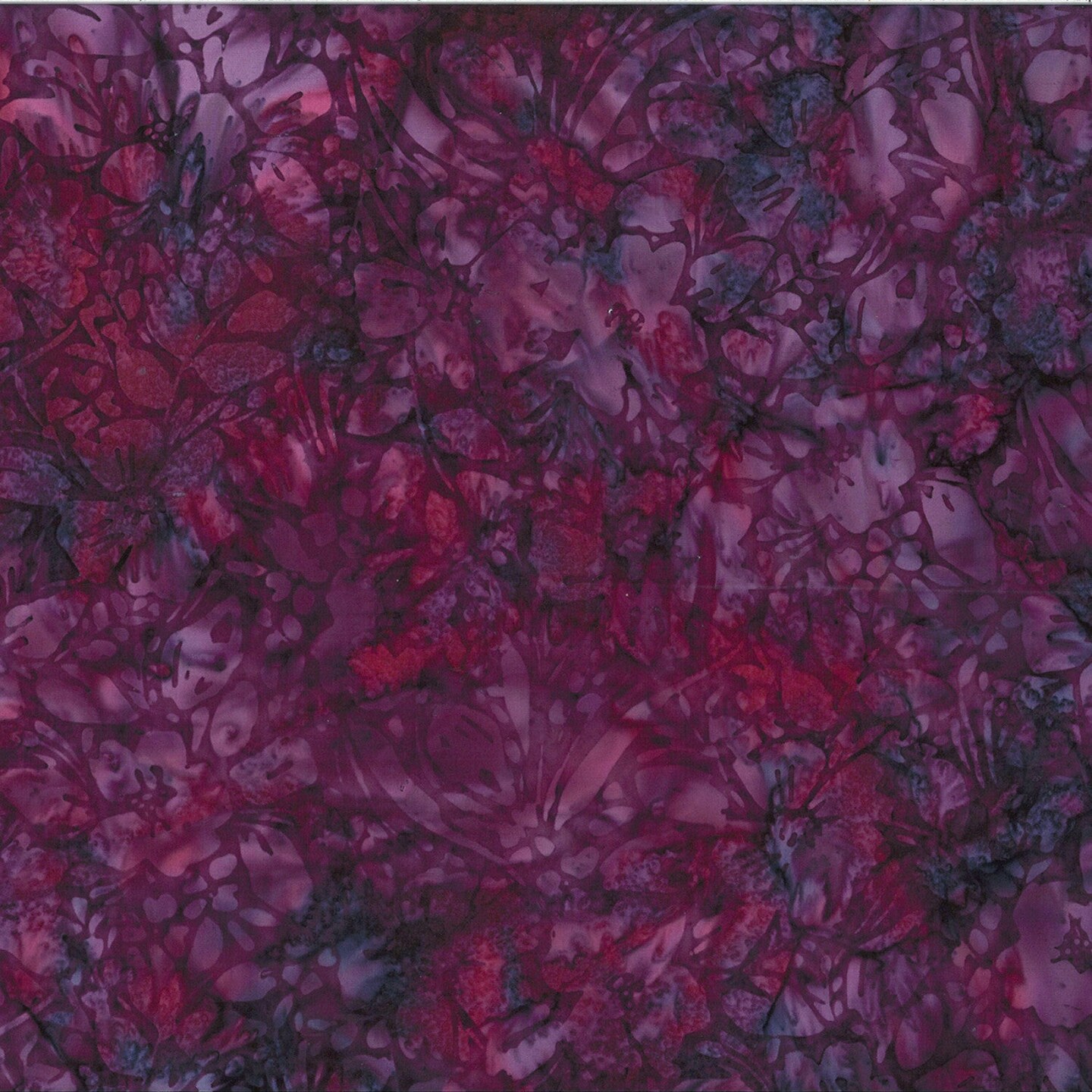 Fabric Hoffman Nightshade Floral Bali Batiks by the Quarter Yard W2606H-533