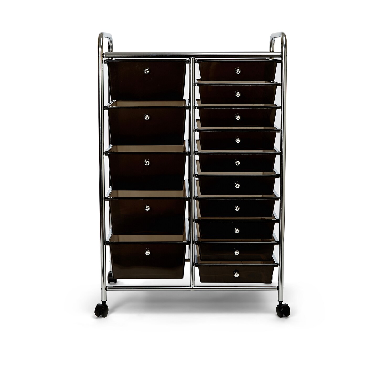 Seville Classics 15-Drawer Organizer Cart, 25.2&#x22; W x 15.3&#x22; D x 38.2&#x22; H