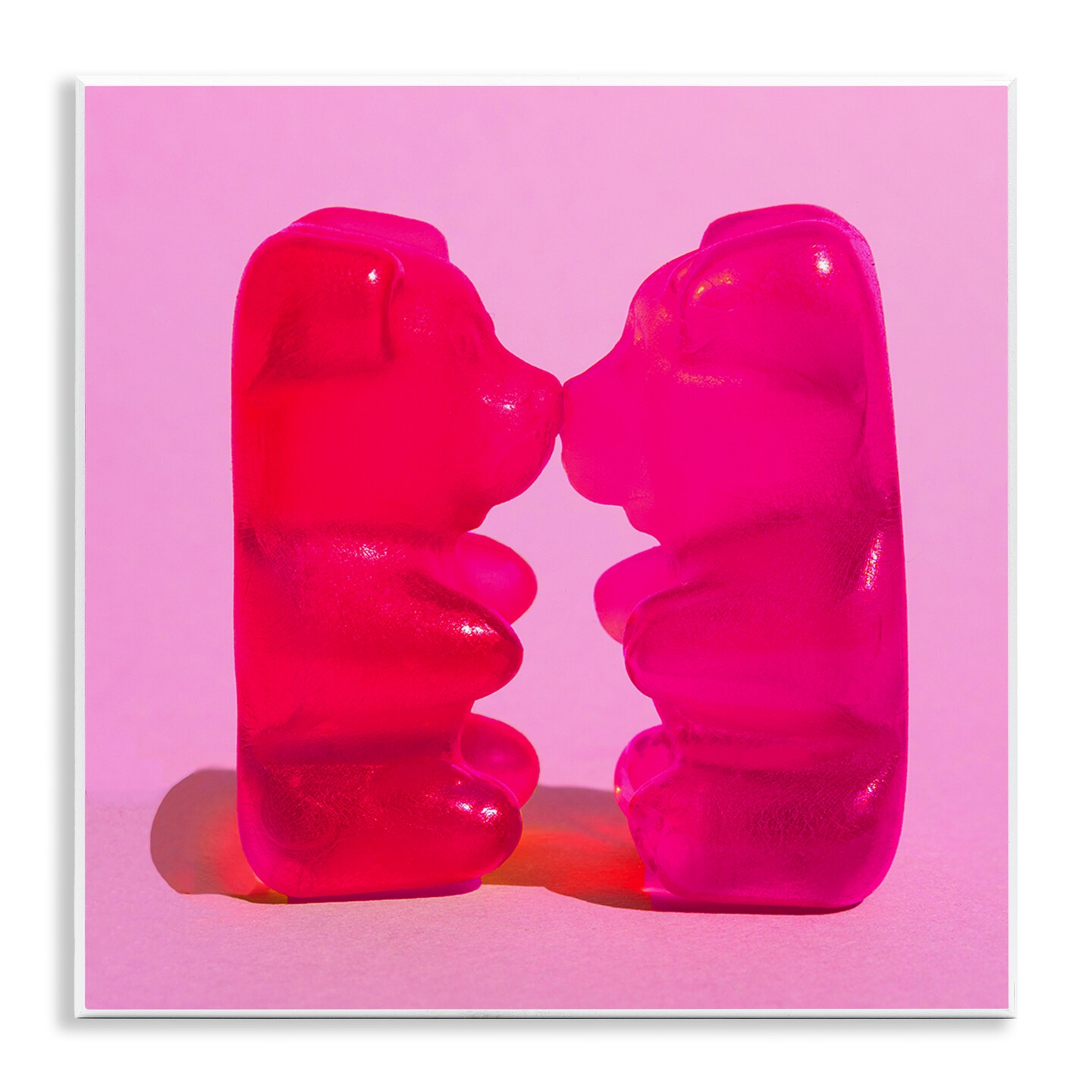 Stupell Industries Kissing Gummy Candy Bears Wall Plaque Design By Daphne Polselli