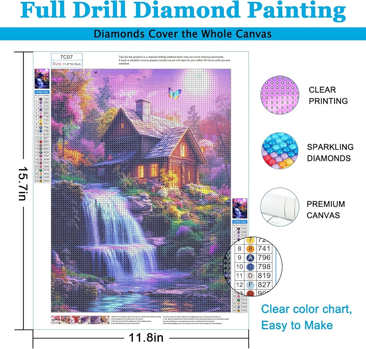 Moonlight Fall Diamond Painting Kits for Adults