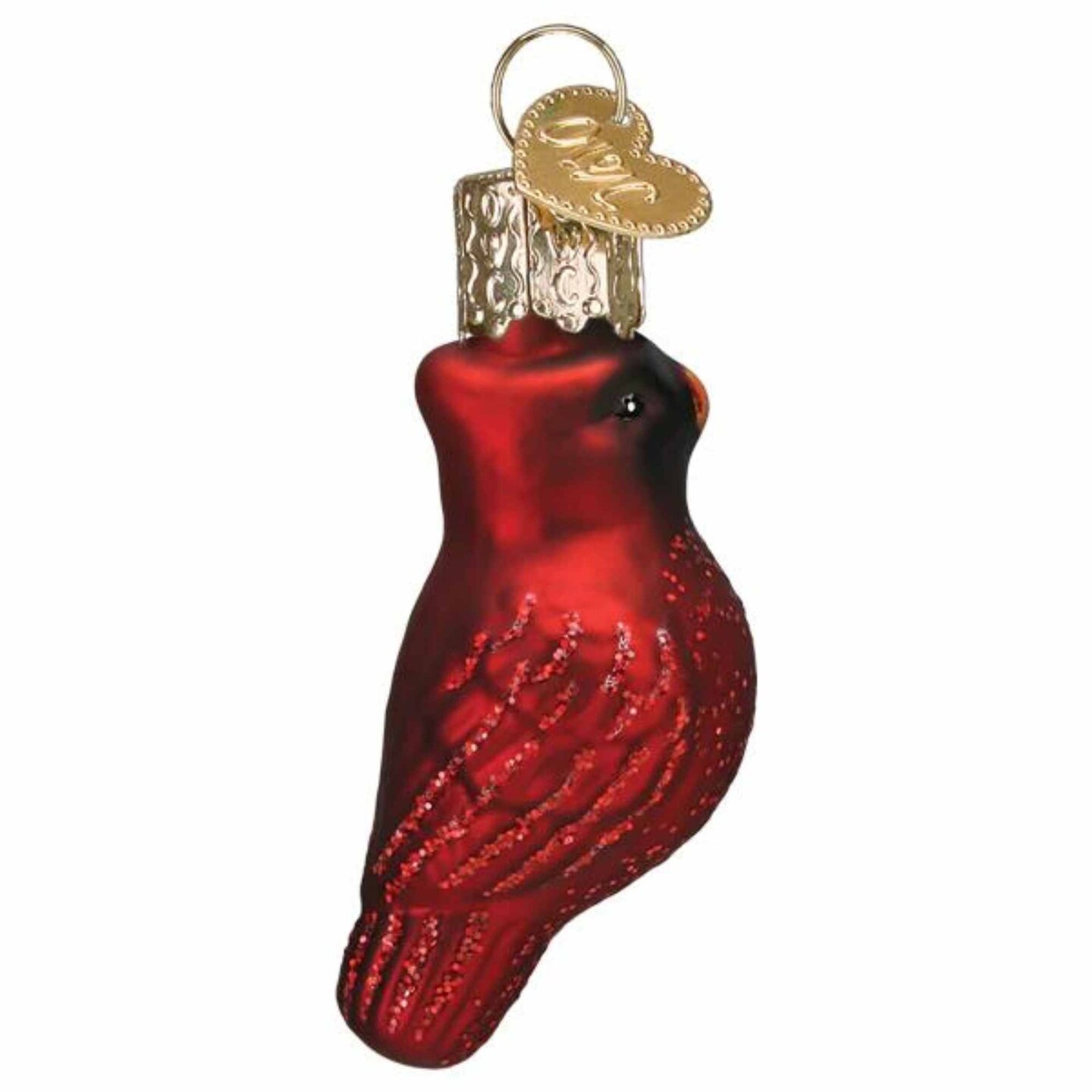 Old World Christmas 2.25 In Mini Red Cardinal Christmas Tree Ornament , Ornament Bird Glitter