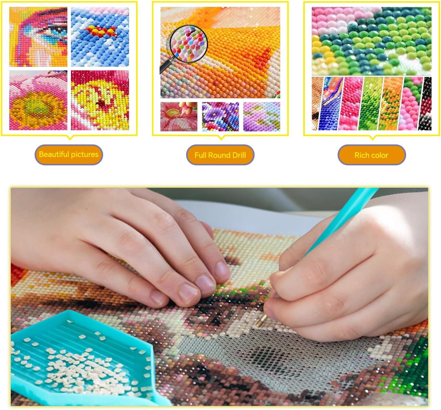 5D Dragon Diamond Painting Kit (JK731-1)
