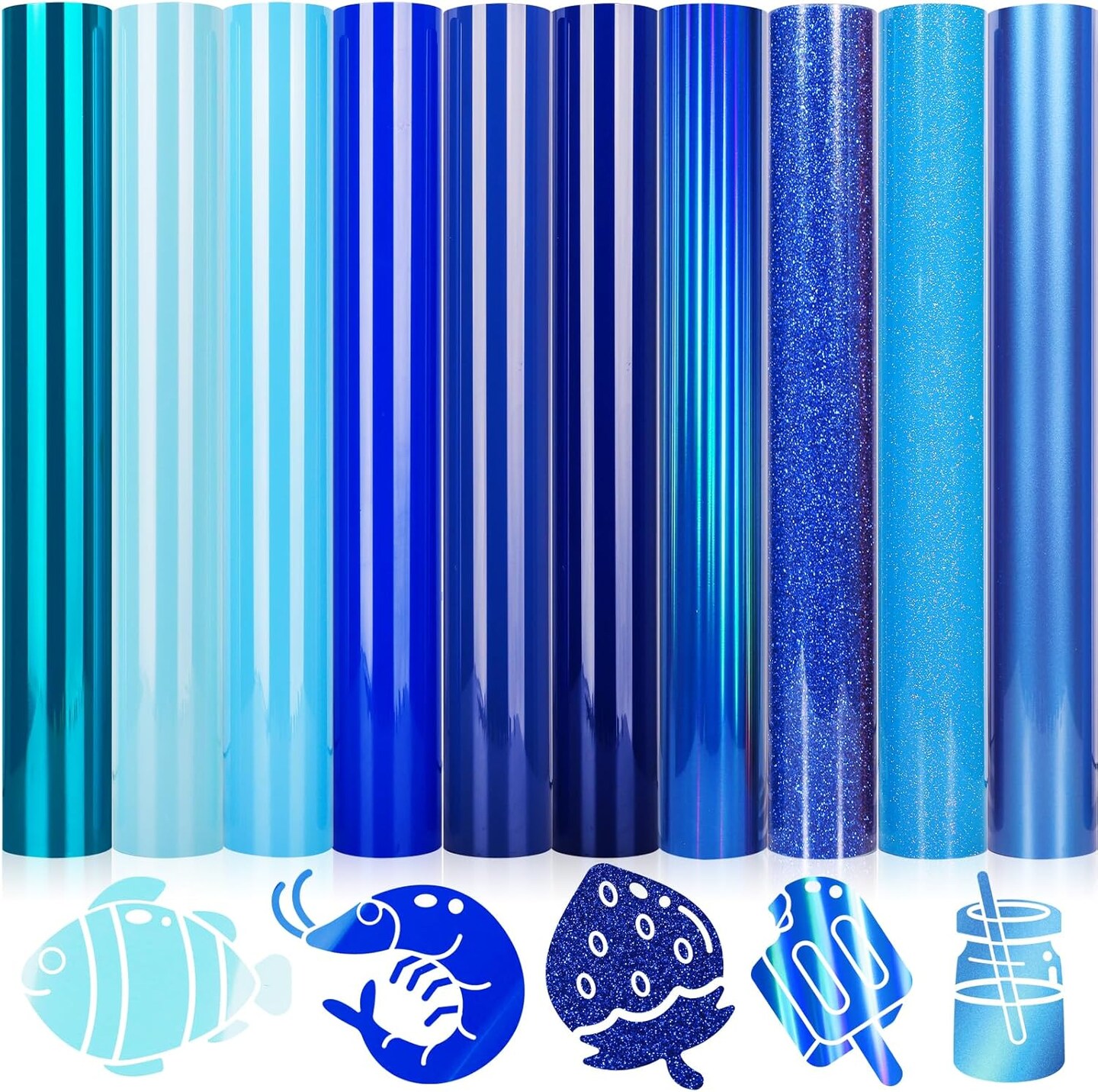 Assorted Heat Transfer Vinyl, Iron on Vinyl