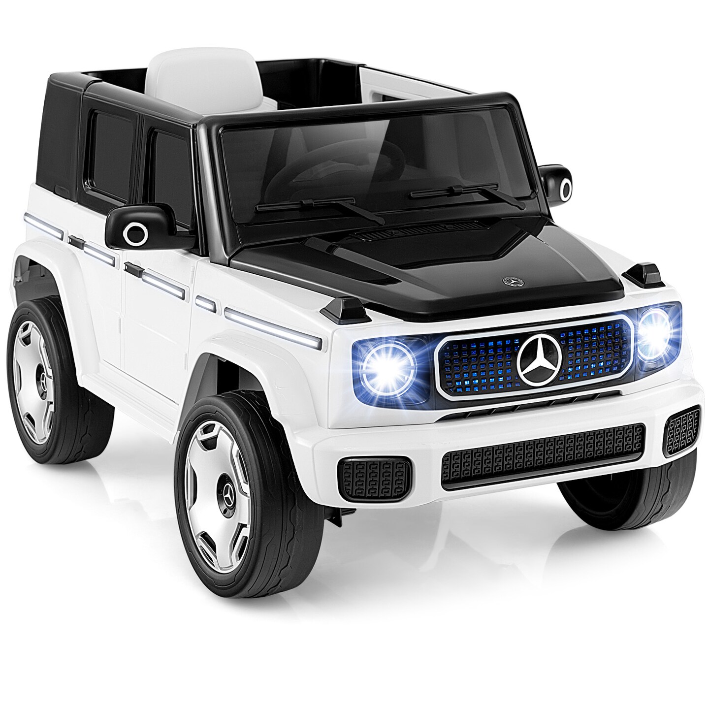 12V Licensed Mercedes-Benz EQG Kids Ride On Car with Remote Control
