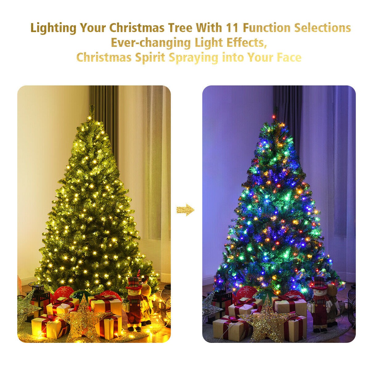 Green Artificial Premium Hinged Christmas Tree with Metal Base Perfect for Holiday Decor