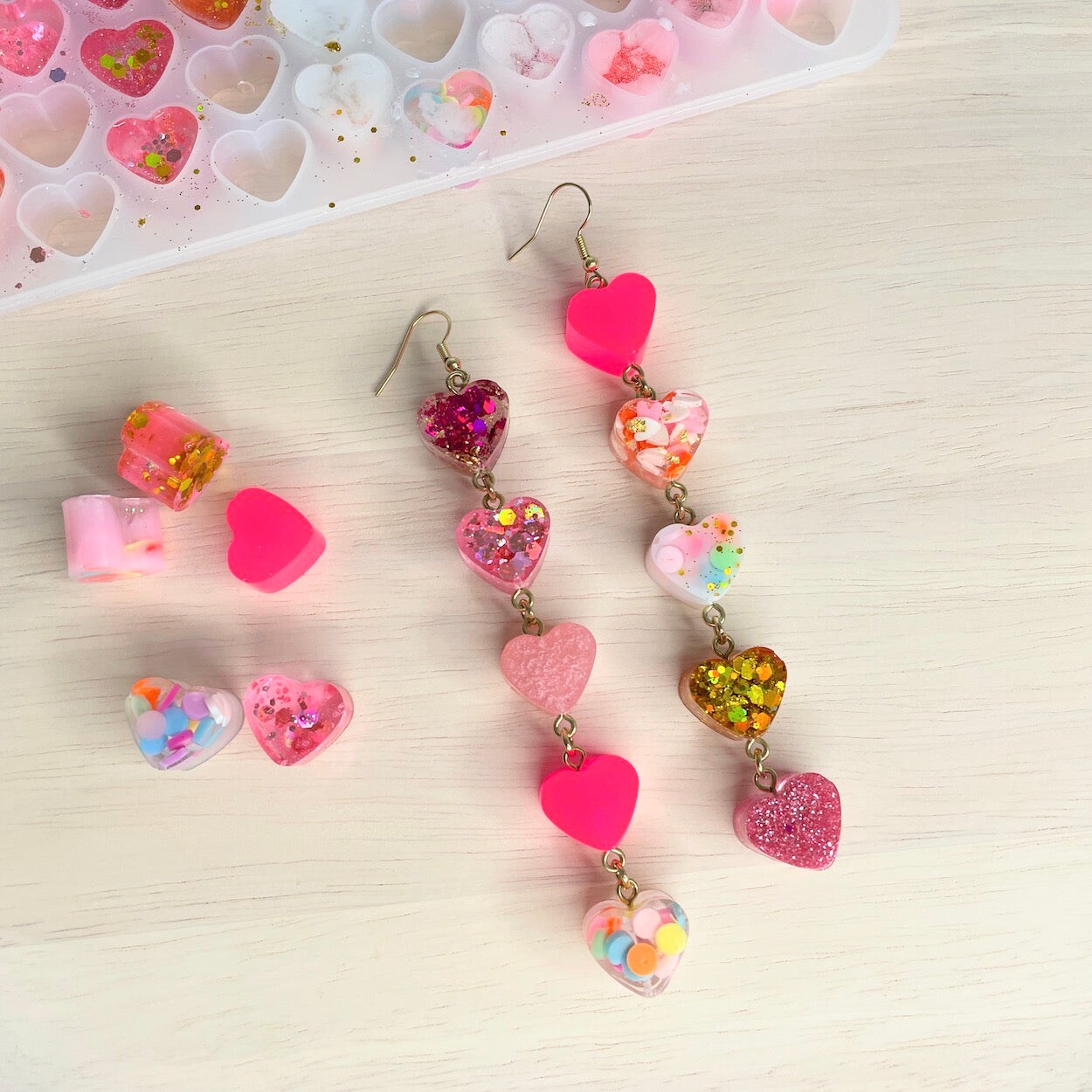 Resin Craft By Me™ Love Collection Red, Pink, White 3pc Pigment 10ml