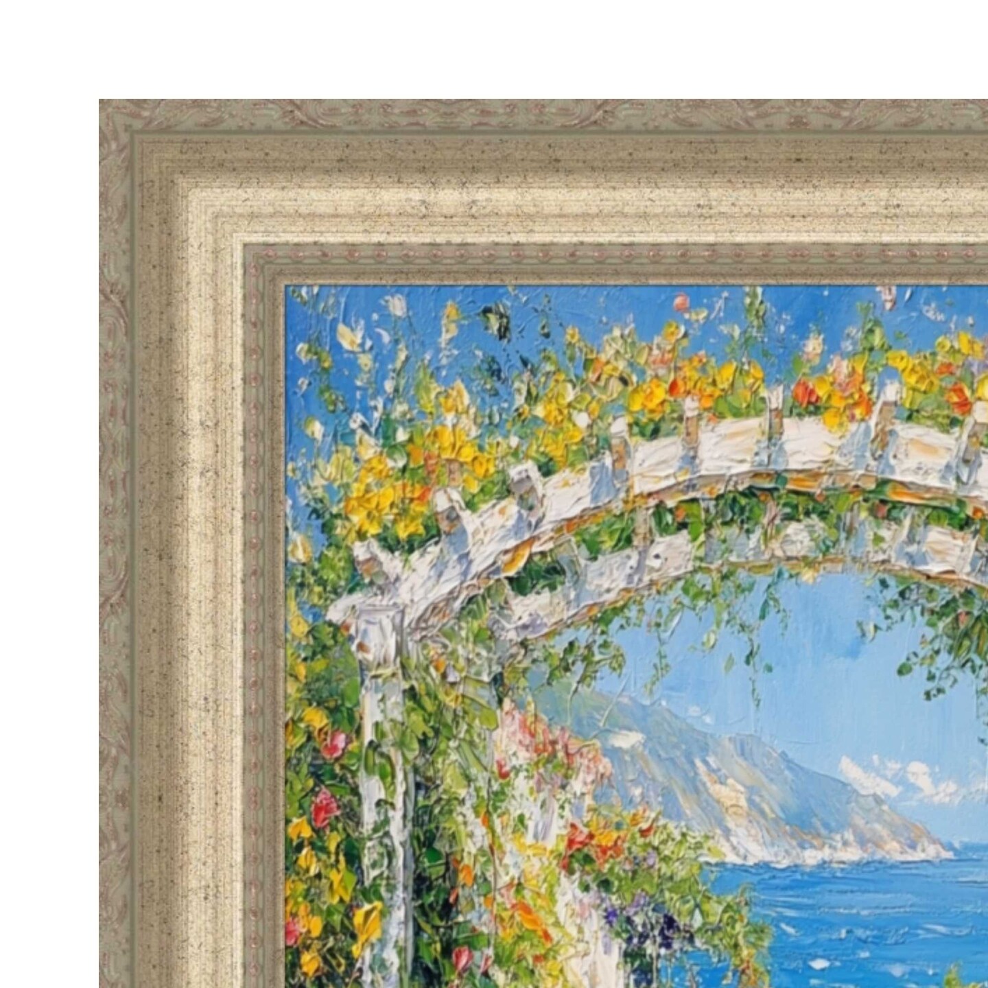 Wide Antique Silver Victorian Picture Frame 24x30 frame
