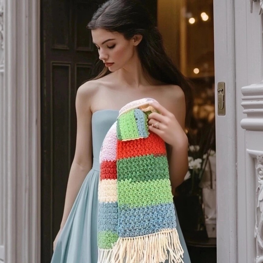 ThreadArt Super Bulky Chunky Yarn Cake #6, Big 300g / 316 Yards, 30 Ombre & Solid Color Options, Soft Knitting & Crochet Yarn