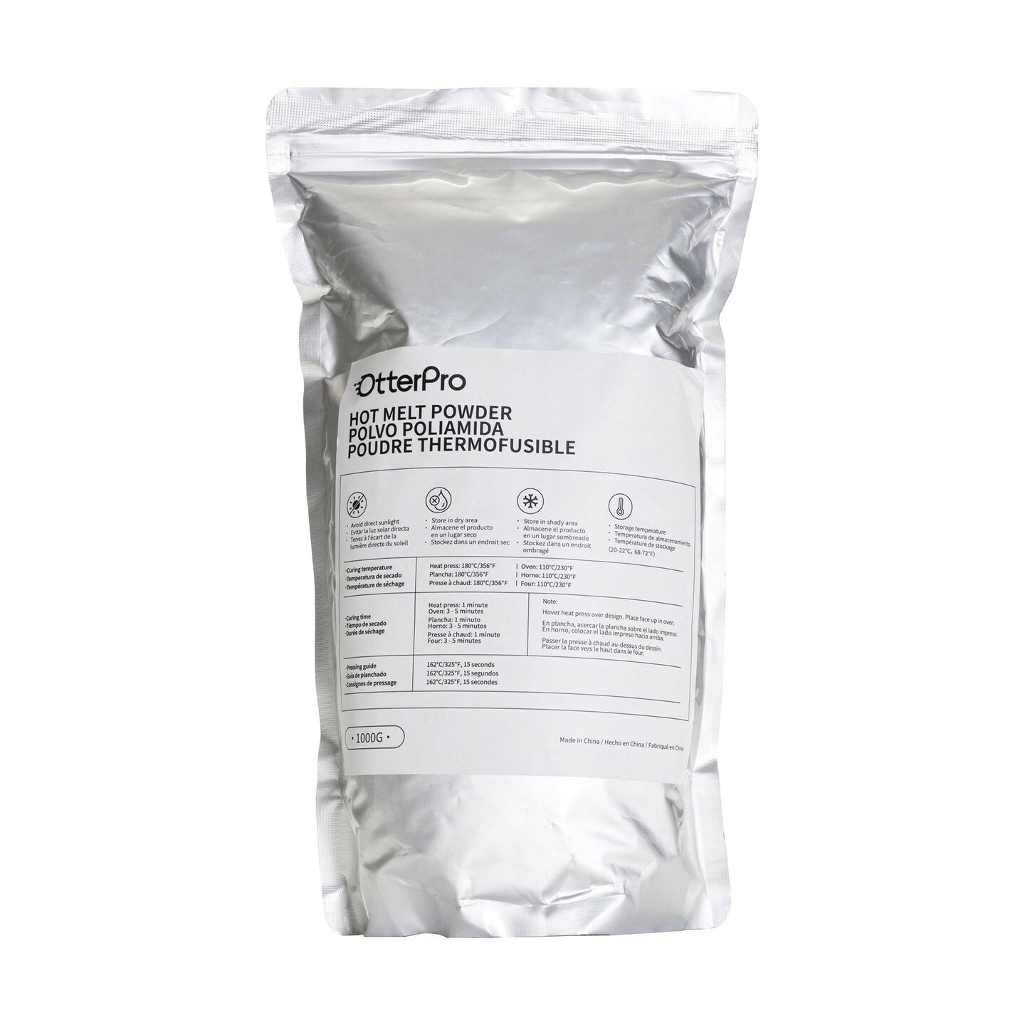 OtterPro DTF Powder: Superior Adhesion for Vibrant and Durable Transfers, 1 Kg